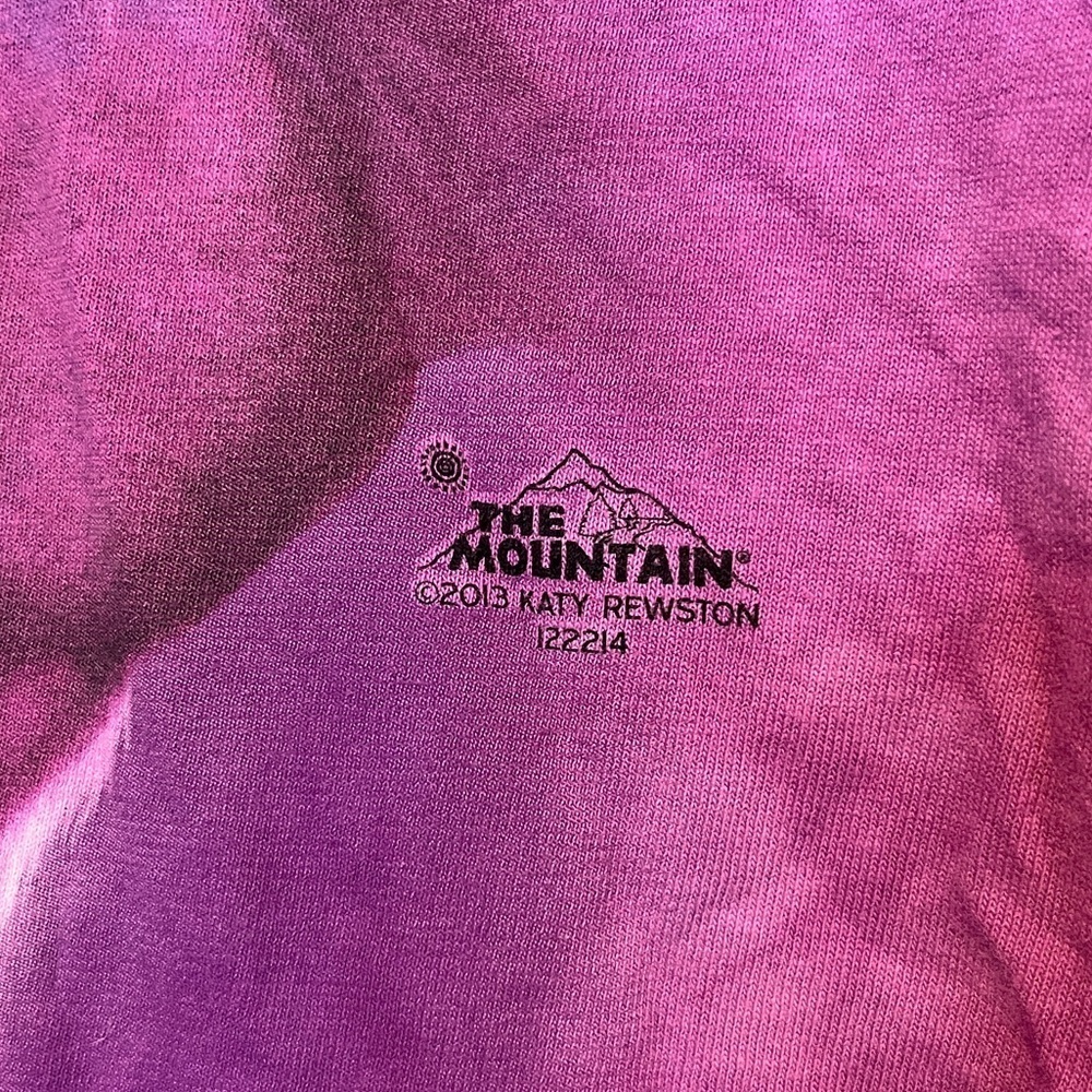 The Mountiqn Katy Rewstob Tie Dye Unicorn Tee Kids M - Picture 2 of 5